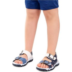 Resim Kiko Kids Erkek Çocuk Sandalet Arz 2359 Lacivert - Mavi 
