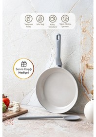 Resim Emsan Swiss Cyrstal Rs 3'lü Tava Seti Gri 24-26-30 Cm Gri 