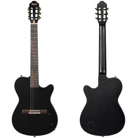 Resim Tayste Cg-100eq Bk Silent Elektro Klasik Gitar 