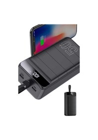 Resim Hızlı Taşınabilir 50.000 Mah Powerbank Led Ekran Android Ve Apple Uyumlu iOS Çoklu 
