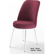 Resim Canisa Concept Dexa Serisi Sandalye, Mutfak&yemek Sandalyesi, 4 Adet Sandalye Ayaklar Beyaz 
