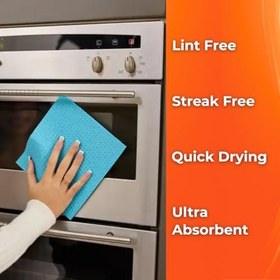 Resim Macro Max Ultra Sünger Bez 3'lü Paket, Ağırlığının 10 Katı Su Emen Yüksek Performanslı Mutfak Bezi 