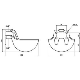 Resim Krom Dilli Emaye Kaplı Döküm Suluk 