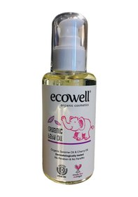 Resim Ecowell Organik Organik Bebek Yağı 100 ml. 