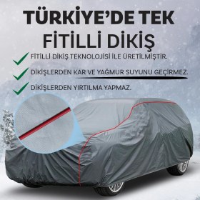 Resim Wagell Chery NICHEX300 Fitilli Araba Branda Miflonlu Oto Çadır Örtü 
