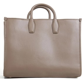 Resim Boss %60 Polyester, %40 Poliüretan Açık Kahve Kadın Tote Çanta Sandy Med Tote 