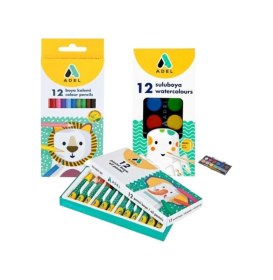 Resim 3'lü Boyama Seti+kuru Boya+pastel Boya Sulu Boya Boya Set 