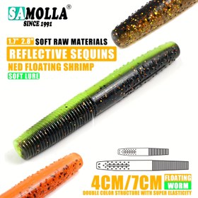 Resim SAMOLLA Yumuşak Yem Ned Rig Yumuşak Yılanlar 4/10Cm 