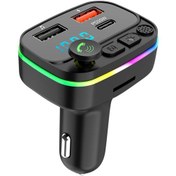 Resim Honmex Araç Fm Transmitter Bluetooth 3.0, Mp3 Çalar, 5v/1a Usb Şarj Cihazı, Otomatik Arama Al/aç, Araç Akü Voltaj Tespiti, Dışarıda Da Kullanılabilir 