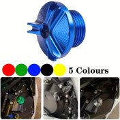 Resim Tongdashop Yamaha Mt07 Mt10 Mt25 Cnc Siyah Motor Yağı Kapak Vidası 