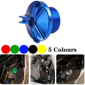 Resim Tongdashop Yamaha Mt07 Mt10 Mt25 Cnc Siyah Motor Yağı Kapak Vidası 