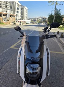 Resim Motocam Dofern Jdf 250 T Siperlik Ön Cam 2024-2025 Model 60cm Şeffaf Renkli 4mm Uzun Cam 