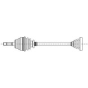 Resim GKN GLANZER 304761 Aks Sol Golf V Jetta / A3 / Octavia 1.6 Fsı Blf 