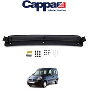 Resim Cappafe Renault Kangoo Ön Cam Güneşliği Siperlik Akrilik Vizör Şapka Terek Piano Black 1998-2008 