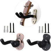 Resim Güvenli bir şekilde gitarınızı bu duvara monte edilebilir gitar askısı ile asın 
