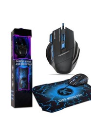 Resim Polygold Oyuncu Işıklı Mouse + Mouse Pad Seti Pg-903 