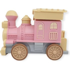 Resim Oyuncak Tren Işıklı Sesli Bas Gitsin 14CM - Pembe - 8068A - 1 Adet 