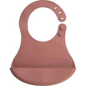 Resim Babyjem Mini Silikon Mama Önlüğü Mocha 