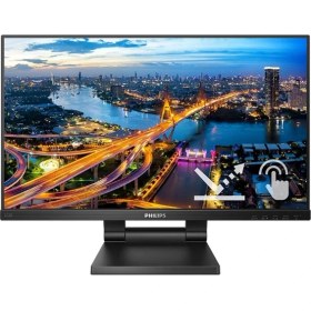 Resim Philips 21.5 Phılıps 222B1TC/00 IPS 4ms 75MHZ 1xvga 1xhdmı 1xdp 1xusb 3.2 Fhd 1920X1080 Hoparlör Dokunmatik Ekran Vesa Siyah 