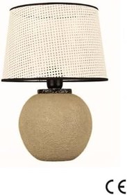Resim Diana Handmade Dekoratif Seramik Abajur - Modern Tasarım, 42 cm Yükseklik, Tek Başlıklı Masa Lambası, E27 Uyumlu, A Enerji Sınıfı ile Tasarruflu Aydınlatma, Dayanıklı Seramik Gövde - Yerli Üretim CE S 