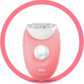 Resim Braun Silk-épil 3 3176 Smartlight, 2 Hız Ayarı, Kablolu Epilatör 