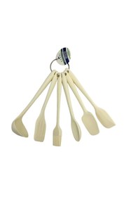 Resim FeyzaDesign Mini spatula kepçe seti, kullanışlı ve şık mutfak araçları 