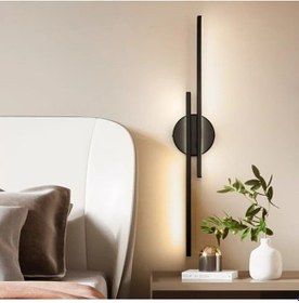 Resim Zuma Siyah Duvar Lambası Ledli Aplik Siyah 