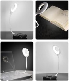 Resim Yıldızan Newshpings Sesle Kontrol 3 Renk Işık Modlu Akrobat USB LED Kitap Okuma Işığı, USB Gece Işığı Lambası 