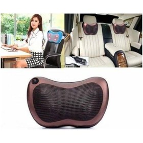 Resim Car Home Ovmalı Masaj Yastığı Aleti Tüm Vücut Ayak Boyun Bacak Bel Sırt 