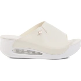 Resim Aspor Beyaz Kadın Dolgu Topuk Terlik 