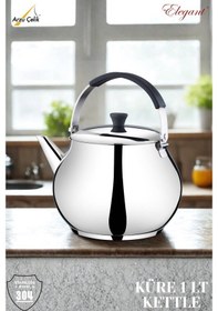 Resim 1 Lt. Küre Silikonlu Üstten Tutmalı Kettle Çelik 