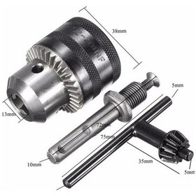 Resim Mandiren Metal Mandrel Anahtarlı Sds Bits Adaptör Mand 