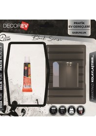 Resim Decorev Şık Dekoratif Kullanışlı Krom Sabunluk Plastik Hazneli 