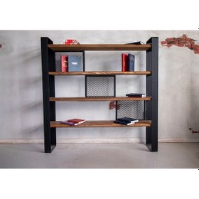 Resim Masif Ahşap Kitaplık (333253834) 