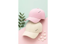 Resim Ritagarcia Unisex 2’li Set Basic Beyzbol Şapkası - Ayarlanabilir Pamuklu Cap Paketi 