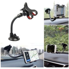 Resim Buffer Akrobat Cama Sabitlenen Güçlü Vakumlu 360 Derece Dönen Tüm Modellere Uyan Oto Telefon Tutucu Çok Renkli 