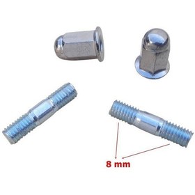 Resim Cg 200 Egzoz Saplama Ve Somun Seti 8 Mm 