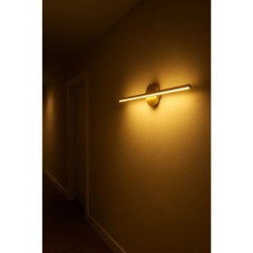 Resim Modern Gold Kasa Beyaz Işık Tablo Aplik Duvar Tablo Koridor Banyo Ayna Üstü Elektrikli 