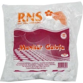 Resim 500 Adet Şeffaf Manikür Galoşu 8 Mikron Tek Kullanımlık Kullan At 35 35 