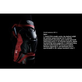 Resim Jokmae Sarı Gece Yansıtıcılı Darbeye Dayanıklı Motosiklet Dizliği Diğer 