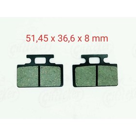 Resim Ön Fren Disk Balatası Fa151 Atv-Sym Mio 50-100 Cc (506692982) 