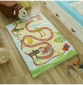 Resim Zooturak Peluş Çocuk Matı Maymun Monki 100cm x 150cm 
