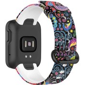 Resim Desen Baskılı Kordonlu Saat Silikon Ayarlanabilir Akıllı Saat Kayışı Xiaomi Redmi Watch/mi Watch Lite İçin 
