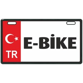 Resim Genel Markalar Kırmızı E-Bike Plakalık 