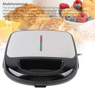 Resim 6 Arada 1 sandviç üreticisi, çok kahvaltı Yapımcısı Nutty Panini Waffle Maker, Çıkarılabilir Çubuk Olmayan Plakalı Elektrikli Sandviç Yapımcı Izgara Peynir Pişirme Için İdeal (AB 