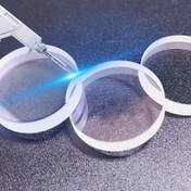 Resim 5PSC Lazer Kesici Koruma Lensi Lazer Kaynak Makinesi Koruma Lensi Lazer El Kaynak Koruma Lensi Lazer Kesme Başlığı Kuvars Koruma Lensi Kuvars Kaynak Makinesi Lazer Koruma Lensi, Doğal Malzeme, 18*2/30*5/27.9*4.1/37*7/Fiber Optik Lazer Kesici Aksesuarları 