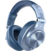 Resim Mavi Oneodio A70 Fusion Kablolu Kablosuz Bluetooth 5.2 Kulaklık Telefon Için Mic Over Ear Studio Dj Kulaklık Kayıt Kulaklığı 