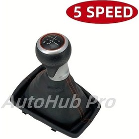 Resim Dashanshop Audı A4 8e B6 B7 2000-2008 5-6 Vites Manual Shift Knob Dust Boot Cover R Sol Ust 5 Vites 