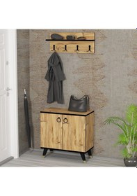 Resim Kalenderdekor1 Kalender Dekor Sonia-1 Sn04 Portmanto Vestiyer Ayakkabılık 