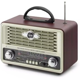 Resim NNS NS-8097BT Nostalji Portatif Radyo 